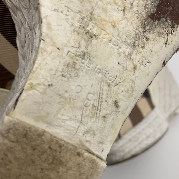 BURBERRY ESPADRILLES HEELS - Picture 5 of 13
